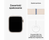 Apple Watch 9 45/Starlight Aluminium/Sport Loop LTE - 1180373 - zdjęcie 11